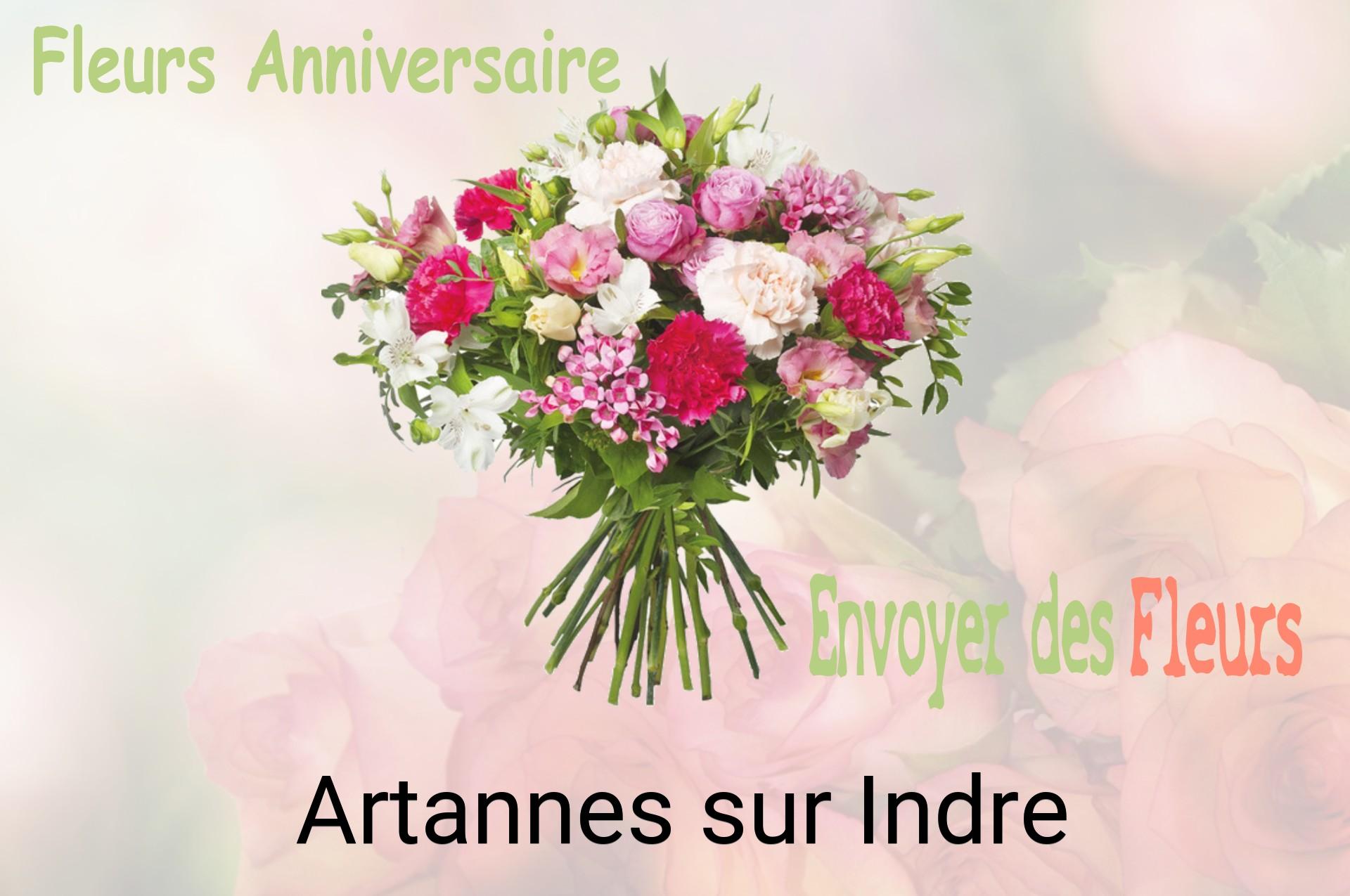Bouquet de fleurs d’anniversaire livré à Artannes-sur-Indre